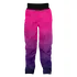 Dívčí kalhoty WAMU Mozaika softshellové kalhoty fialové