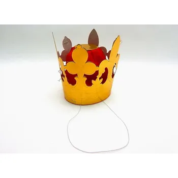 Karnevalová maska Maska Korunka 16002 malá s dýnkem 3366