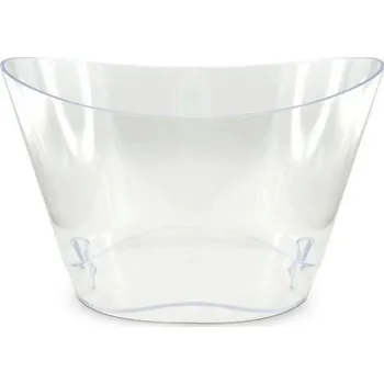 Chladič na víno Chladící nádoba na víno, oválná, transparentní