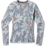 Smartwool W Classic Thermal Merino Baselayer Crew Winter sky floral M