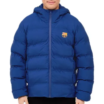 Pánská větrovka FC Barcelona Zimní bunda FC Barcelona modrá XL