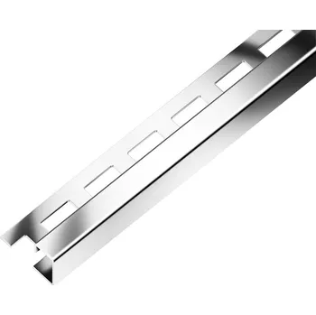 ACARA SP7 ukončovací lišta Q, pravidelná, nerez V4A superlesk, 12,5 mm, 2,5 m AAECL 125-PR/V4A