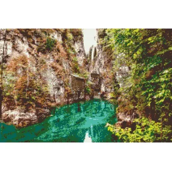 Diamantové malování Diamantové malování - Pohoří Bucegi, Rumunsko 2 Velikost: 40x60cm, Rámování: Pouze srolované plátno, Diamanty: Čtvercové