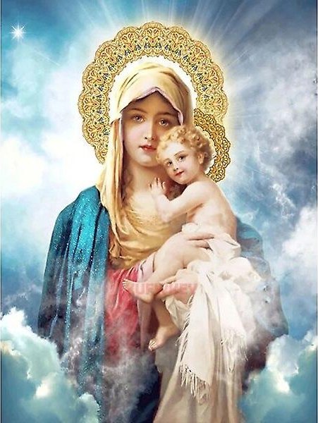 Obraz DIAMOND umělecký - Matka Boží