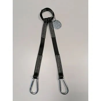 Upínací popruh Zvedací prostředek dvoupramenný s okem a karabinami, Délka vazáku 2m