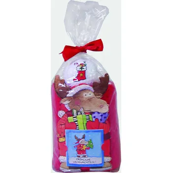 Dárkový potravinový koš SPORTIQUES dárkové balení - Vánoce