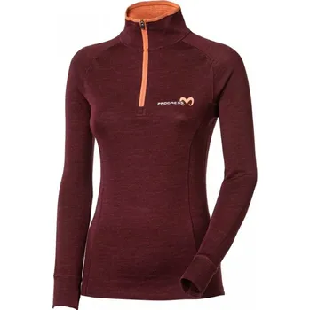 Sport Triko dlouhé dámské Progress TRZZ rolák švestkové/meruňkové L