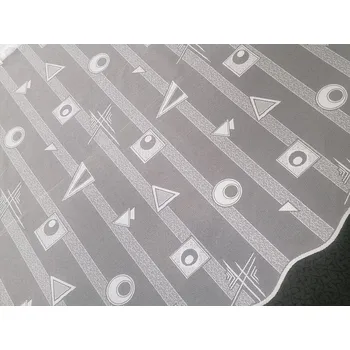 Záclona BYTEMA Žakárová záclona 8852/300 bílá 300 cm