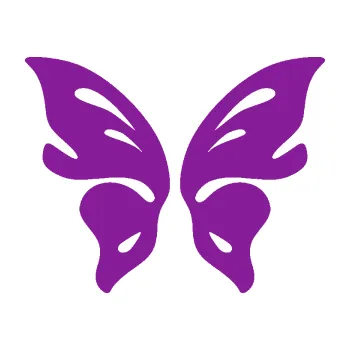 Samolepící dekorace Motýl 018 (14 - fialová) SAMOLEPKA NA AUTO, NÁLEPKA, FÓLIE, POLEP, TUNING, VLASTNÍ TEXT, TISK, AUTOSAMOLEPKY.cz, POLEPY, OBRÁZEK, LOGO, 3D STICKERS