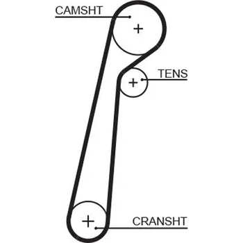 ozubený řemen GATES 5652XS