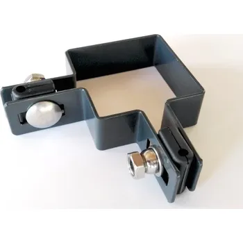 Příslušenství pro plot Objímka pro 3D panel light, rohová, antracitová poplastovaná