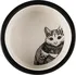 miska pro kočku Trixie Zentangle 12 cm bílá/černá 300 ml