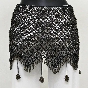 Šátek Šátek na orientální tanec Ahura Černá