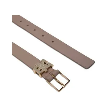 Opasek Dámský pásek Tommy Hilfiger Th Monogram 2.5 AW0AW15763 Šedá 75