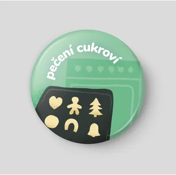 Magnetická kreslící tabulka Pečení cukroví - plánovací magnetka