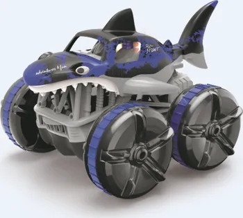RC model auta Mac Toys Obojživelné auto žralok modré