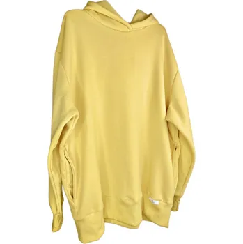 Pánská mikina Mimilove Pánská oversize mikina s kapucí Hořčicová