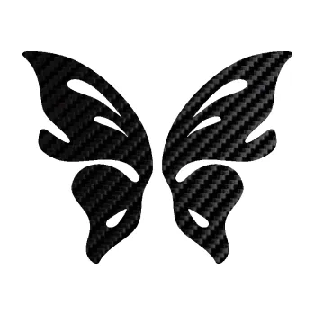 Samolepící dekorace Motýl 018 (50 - 3D karbon černý) SAMOLEPKA NA AUTO, NÁLEPKA, FÓLIE, POLEP, TUNING, VLASTNÍ TEXT, TISK, AUTOSAMOLEPKY.cz, POLEPY, OBRÁZEK, LOGO, 3D STICKERS