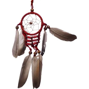 Lapač snů Lapač snů Native American 6 cm červená
