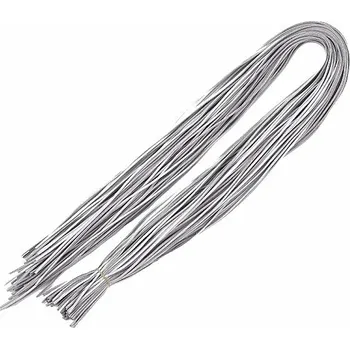 Řetízek Kožený řemínek barva Gainsboro šedá 1 m 1 m x 2,8 mm