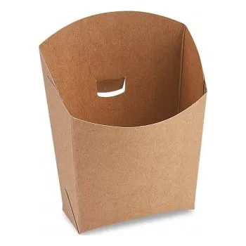 Jednorázové nádobí Papírová krabička BISTRO 150g - hnědá 48515