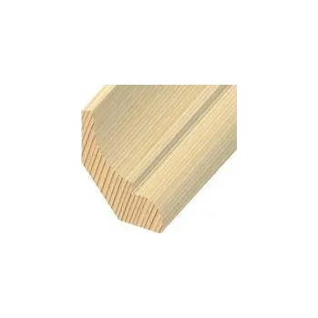 soklová lišta NOVÁK Vzorek - podlahová soklová lišta 33x22 smrk surový V-FK S4 SM