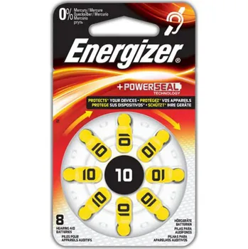 Článková baterie Energizer 10 DP baterie do naslouchadel 8 ks