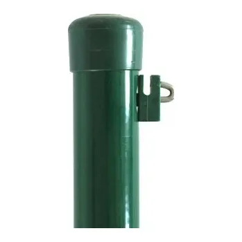 Plotový sloupek Plotový sloupek PRIMA lakovaný 38/2000 mm poplastovaný v barvě zelené RAL 6005