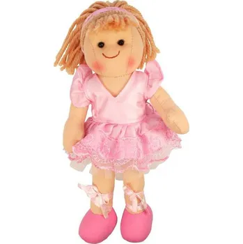 Panenka Bigjigs Toys Látková panenka Lily 28 cm