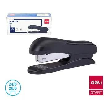 Kancelář Sešívačka DELI E0305 černá