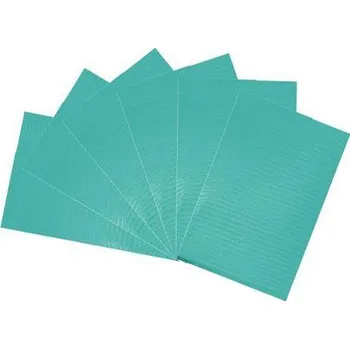 Papírový kapesník PURE dentální podbradníky / bryndáky (zelené), 500ks