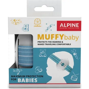 Chrániče sluchu pro miminka, Muffy Baby, zelené - Alpine