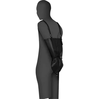 Ouch! Xtreme Zip-up Full Sleeve Arm Restraint Black