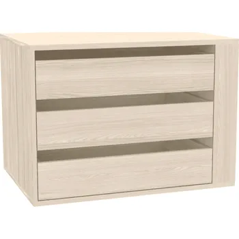 Šatní skříň Zásuvkový kontejner FLEXI Dekor: Akácie světlá, Pro šířku skříně: 240 cm