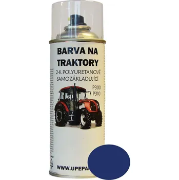 Barva ve spreji U PEPÁNKA s.r.o. BARVY NA TRAKTORY ZETOR ve spreji 2-K Polyuretan, MODRÁ lesklá 400ml
