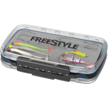 Pouzdro na rybářské vybavení Vodotěsná krabička Gamakatsu-Spro Freestyle Rigged Box M 19×12×4cm