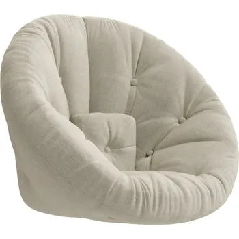 Křeslo Karup Design Lněné rozkládací křeslo Nido