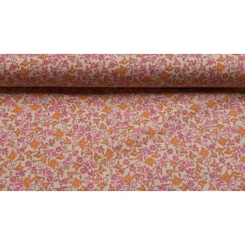 BYTEMA Dekorační látka SARINA růžová šíře 160 cm