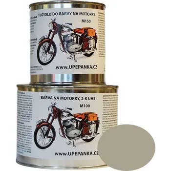 Autolak U PEPÁNKA s.r.o. BARVY NA MOTORKY JAWA Originální 2-K UHS barva M100, RAL 7032 štěrková šedá Velikost: 1,5L set