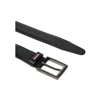 Opasek Pánský pásek Tommy Hilfiger Business 3.5 AM0AM12062 Černá 80