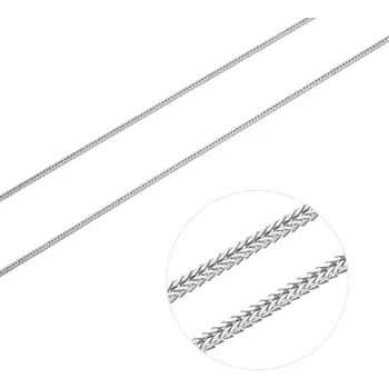 Šperk BEALIO Stříbrný řetízek LIŠKA hrana Délka řetízku: 45 cm