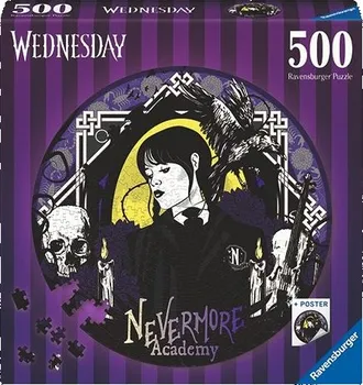 Puzzle Ravensburger Wednesday Nevermore Academy 500 dílků