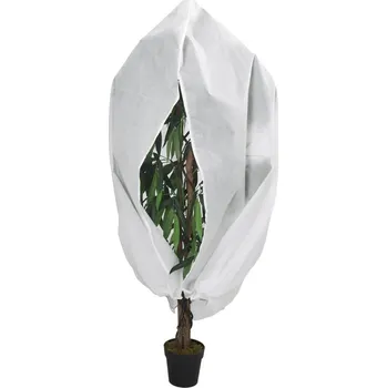 Geotextilie vidaXL Ochranný návlek na rostliny na zip 70 g/m² 2,36 x 2 m [364869] Barva: Bílá