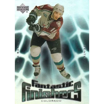 Karetní hra insert karta JOE SAKIC 01-02 UD Fantastic Finishers číslo FF9