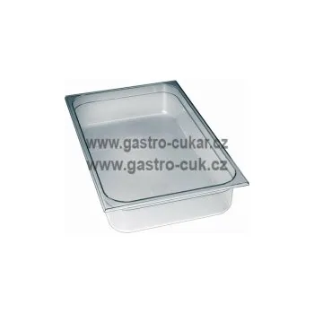 Dóza na potraviny Gastronádoba GN 1/1 (530x325mm) polykarbonát - 6 variant, hloubka 65 mm - GN 1/1 - objem 9l - čirá