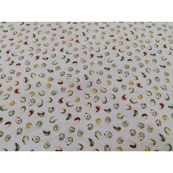 BYTEMA Bavlněná látka MALÉ VAJÍČKA šíře 150 cm
