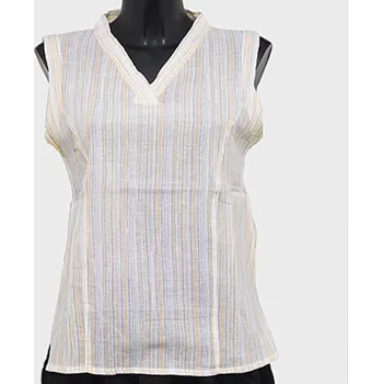 Dámská halenka Top halenka Lýdie bez rukávů XL 02