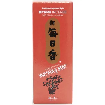 Vonná tyčinka Japonské vonné tyčinky Nippon M/S 200 ks Myrrh