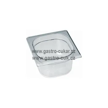Gastronádoba GN 1/6 (175x142mm) polykarbonát - 5 variant, hloubka 150 mm - GN 1/6 - objem 2,3l - čirá