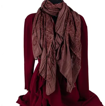 Šátek mantra hnědý